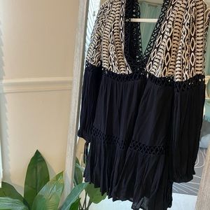 Black free people boho dress